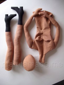 Hand made art Muse dolls by Marina Elphick.