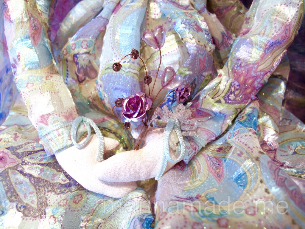 Art Muse doll by Marina Elphick. Art doll inspired by muses, individually hand made by UK artist Marina Elphick.