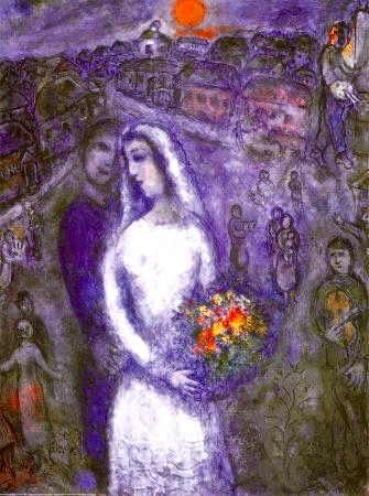 Wedding Couple, by Chagall.