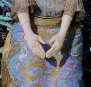 Art Muses, inspired by artist's paintings, by Marina Elphick, handmade from finest hand dyed silks and cottons.