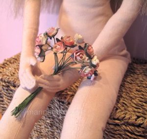 Marina's muses, individually hand made creations.Art Muses, art-dolls inspired by artist's paintings, by Marina Elphick.