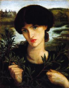 Painting of Jane Morris by Dante Gabriel Rossetti 1871. Reference for Marina's Muses.