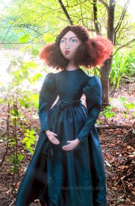 Hand sewn, stitched and painted by Marina.