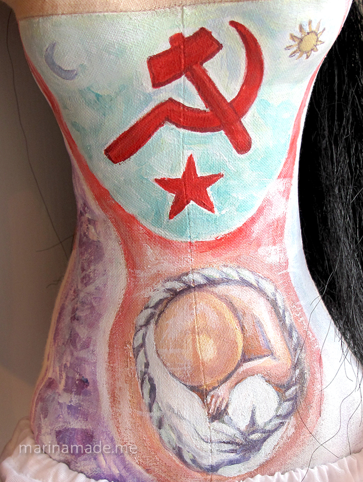 Frida Kahlo's corset, art muse by Marina.