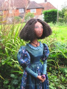 Fanny Eaton, one of Marina's muses. Art Muses inspired by artist's paintings by Marina Elphick.