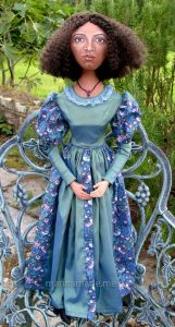 Fanny Eaton, one of Marina's muses. Art Muses inspired by artist's paintings by Marina Elphick.