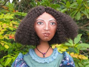 Fanny Eaton, one of Marina's muses. Art Muses inspired by artist's paintings by Marina Elphick.