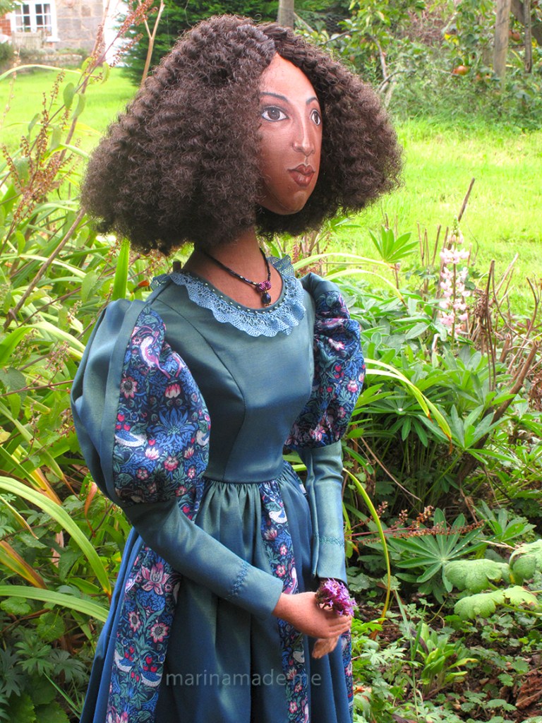 Fanny Eaton, one of Marina's muses. Art Muses inspired by artist's paintings by Marina Elphick.