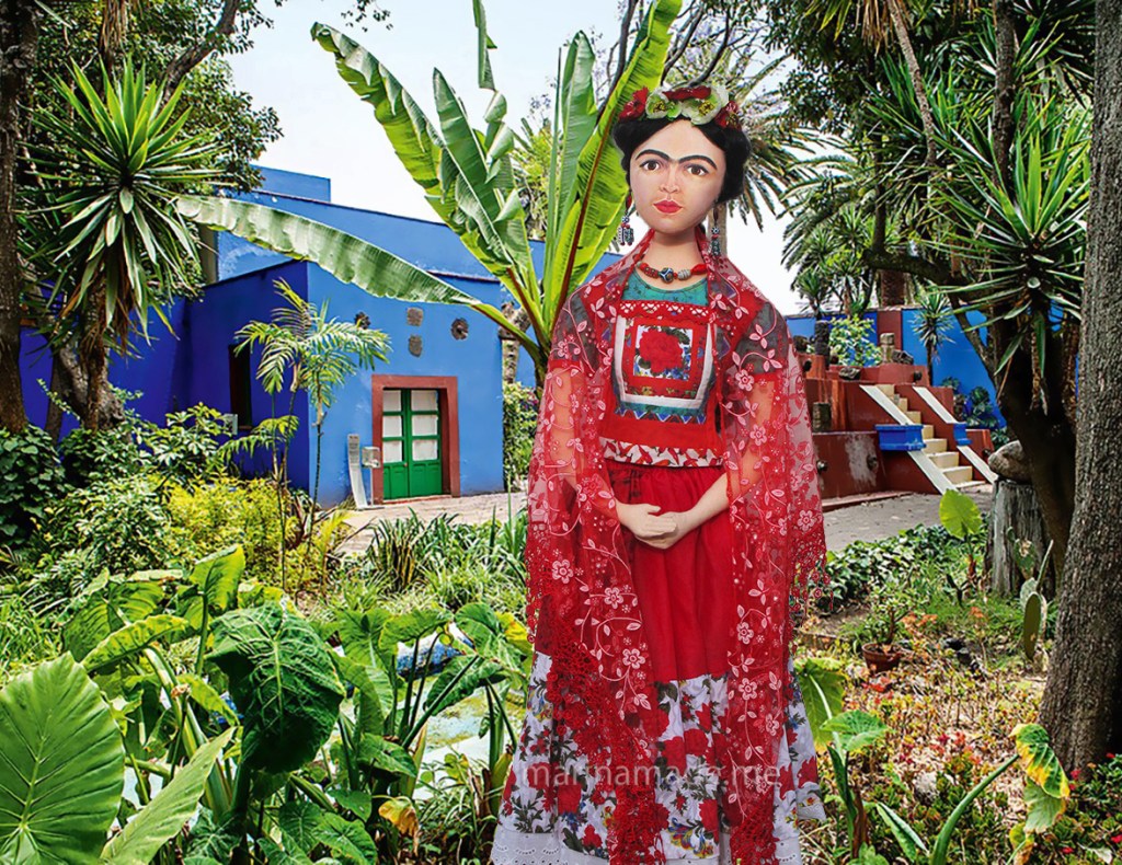 Frida Kahlo art muse by Marina.