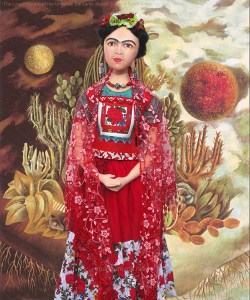 Frida muse, handmade using vintage, hand dyed and Liberty cottons.