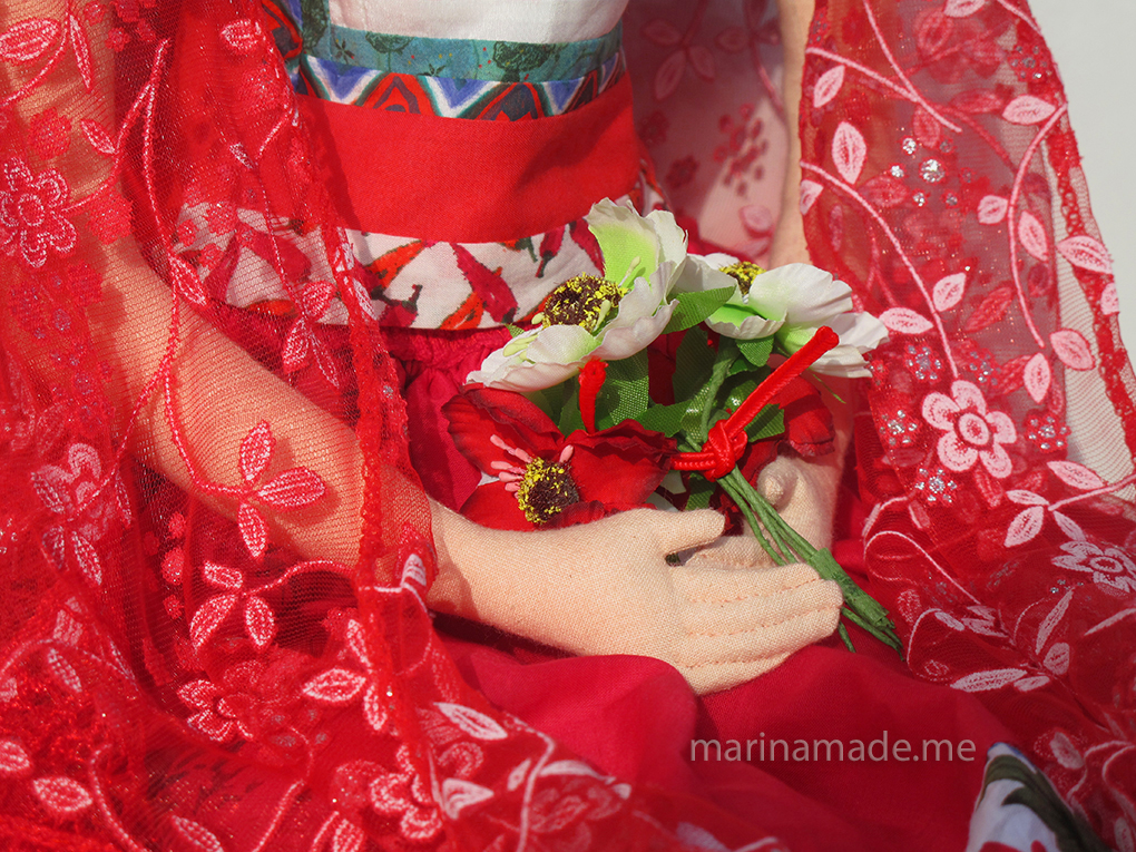 Detail of Frida's hands, Frida muse.