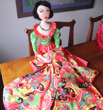 Matisse muse, inspired by his paintings, hand made by Marina Elphick.