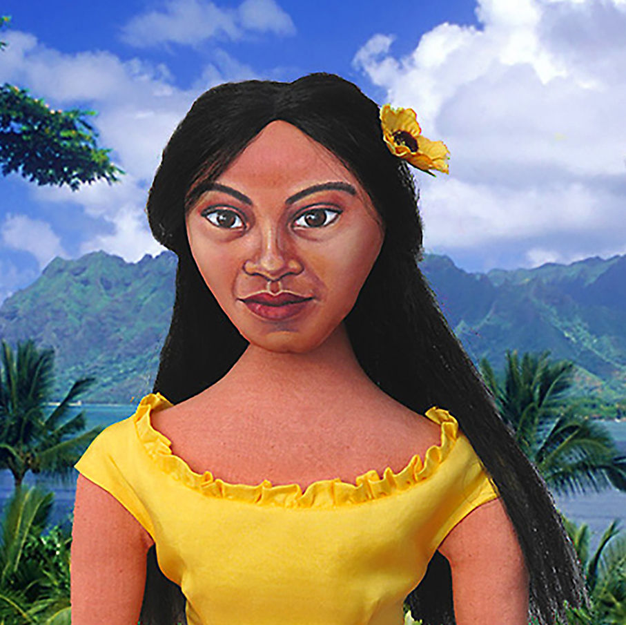 Teha'amana, Gauguin's muse. Art muse made by Marina.
