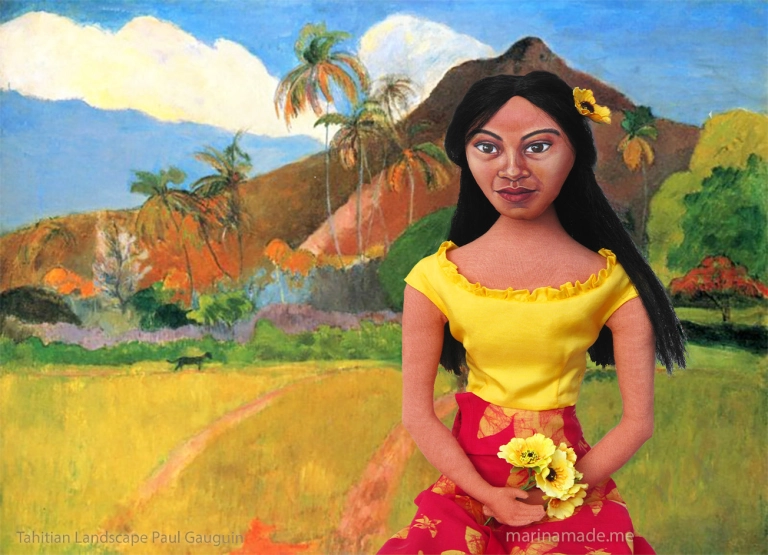 Art Muse doll Teha'amana , first lover and wife of Gauguin.