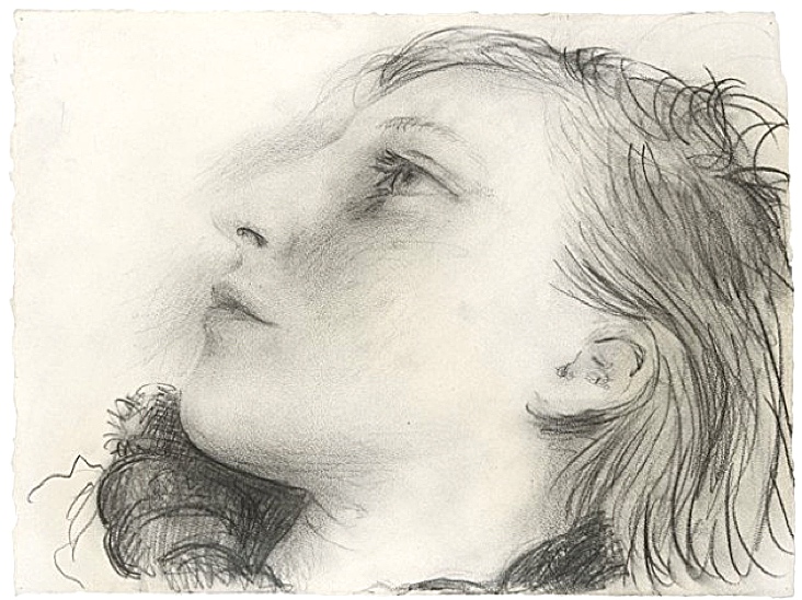 Pencil portrait of Marie-Thérèse, 1935 by Pablo Picasso.