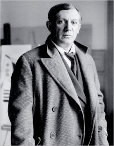 Picasso in 1928, soon after meeting the young Marie-Thérèse in Paris.