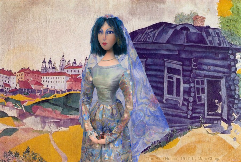 Bella muse a soft sculpted figurine.