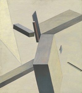 'Composition', 1922, by El Lissitzky.