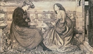 Burne-Jones drawing 1861.