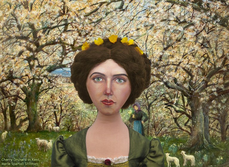 Textile sculpture, art doll.