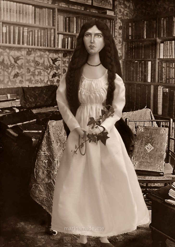 Textile sculpture, art doll.