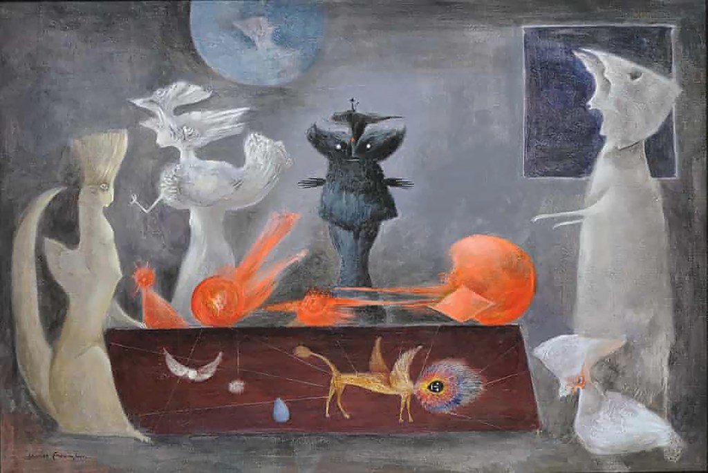 Painting by Leonora Carrington.